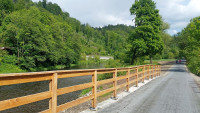 Lávka nova trasa ŽB - Líšný
